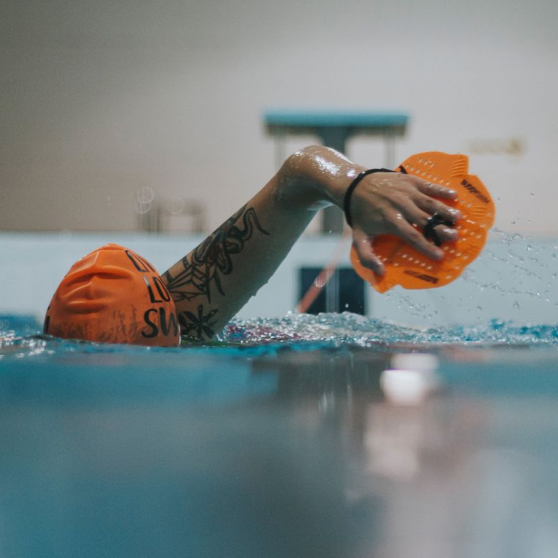 Swim paddles BuddySwim Power Paddle orange 7