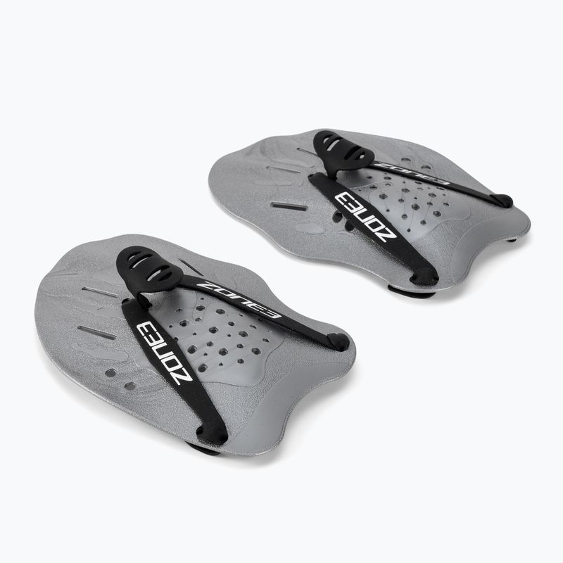 ZONE3 Ergo grey swimming paddles SA18EPAD116