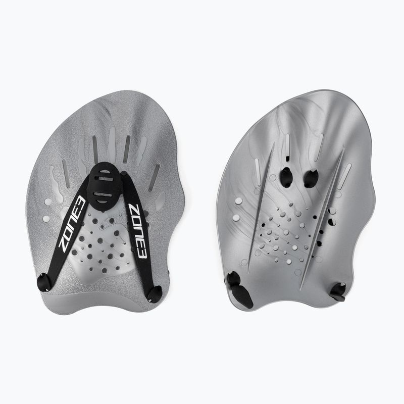 ZONE3 Ergo grey swimming paddles SA18EPAD116 2