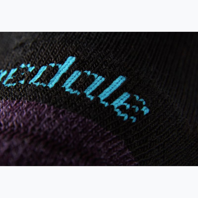 Women's socks Bridgedale Lightweight Merino Performance Boot Original black/purple 3