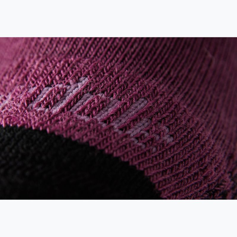 Women's socks Bridgedale Lightweight Merino Performance Boot Original berry 3