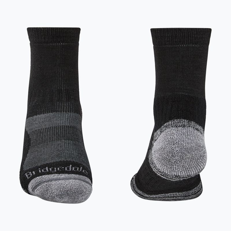 Men's socks Bridgedale Hike Lightweight Performance ¾ Crew black/silver 2