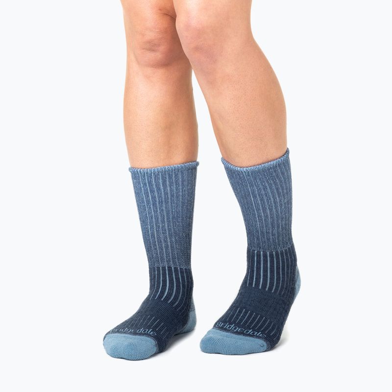 Women's socks Bridgedale Midweight Merino Comfort Boot Original blue 5