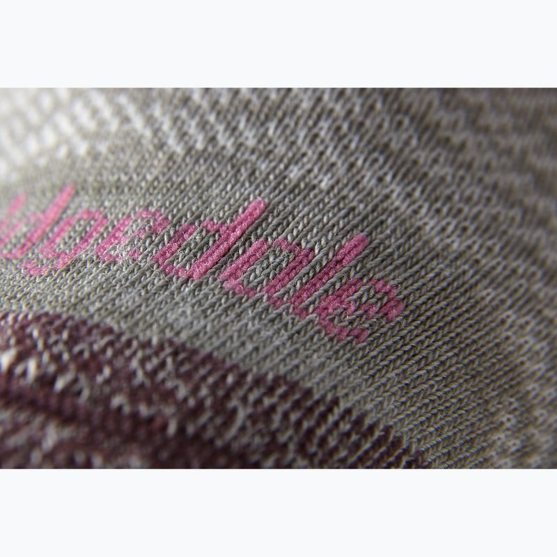 Women's trekking socks Bridgedale Hike Ultralight Performance Crew aubergine 3