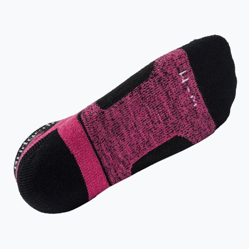 Women's trekking socks Bridgedale Hike Midweight Performance Ankle black/pink 5