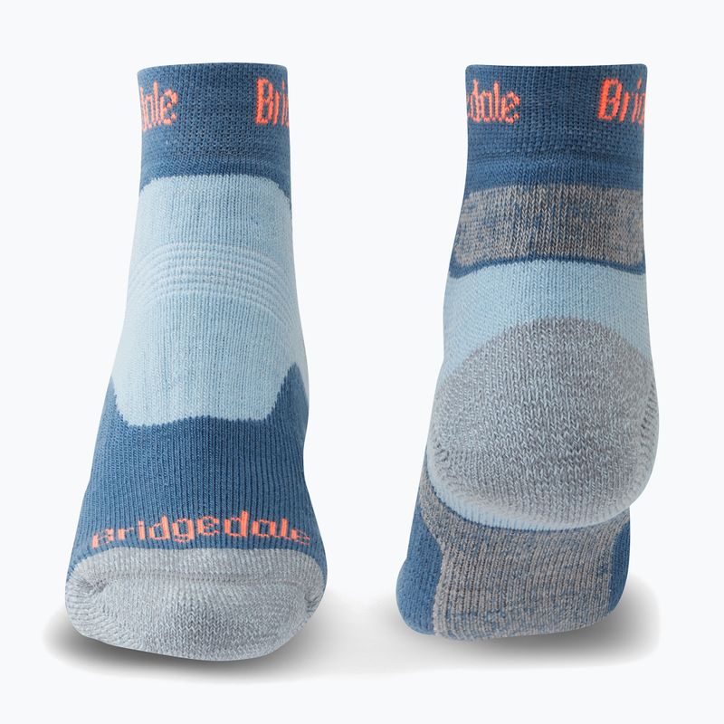 Women's trekking socks Bridgedale Hike Midweight Performance Ankle blue 2