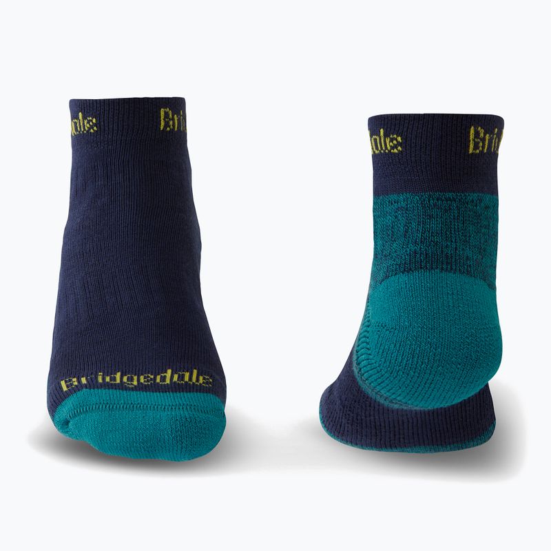 Men's socks Bridgedale Hike Lightweight Performance Ankle petrol/navy 2