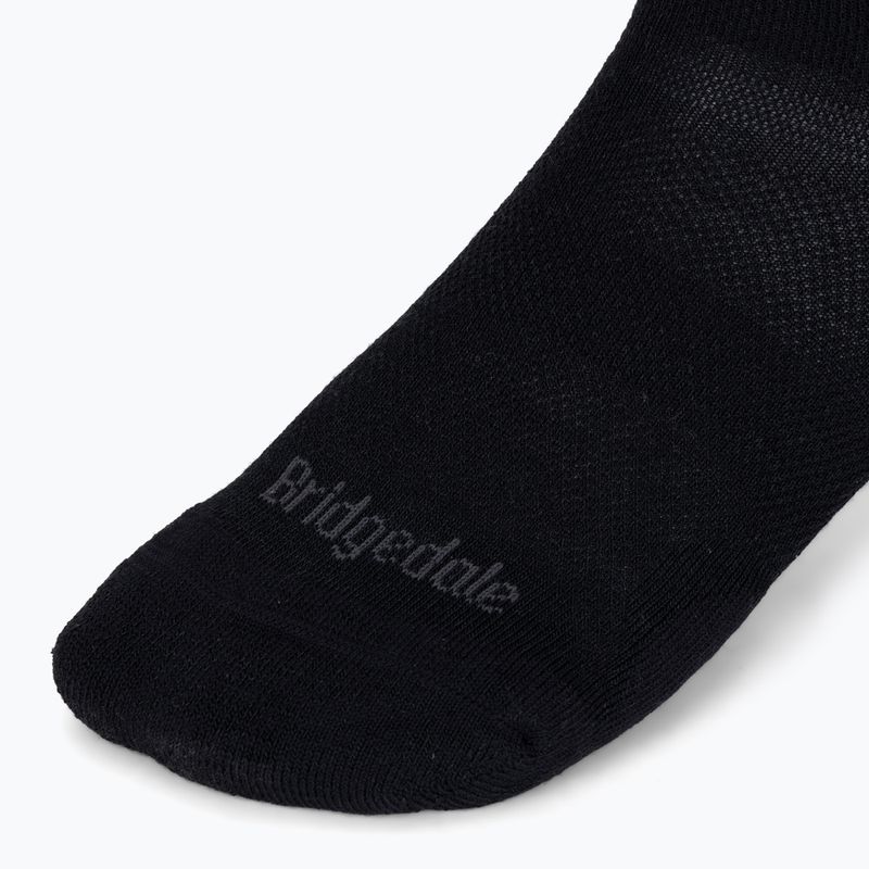 Men's trekking socks Bridgedale Hike Ultralight Performance Ankle black/grey 3