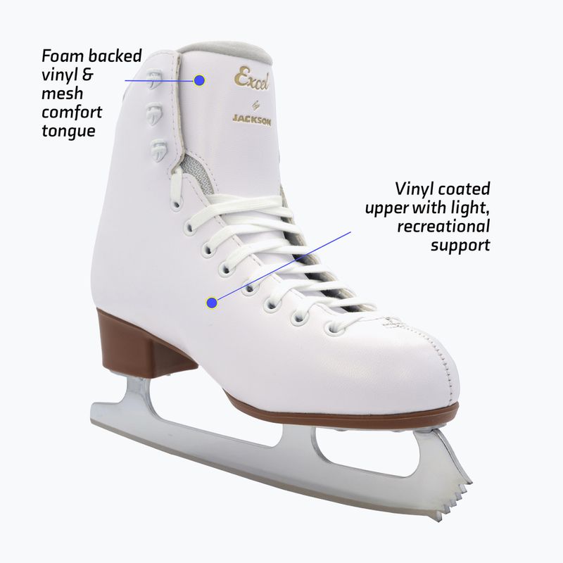 Women's figure skates Jackson Excel Mark II Blade white 10