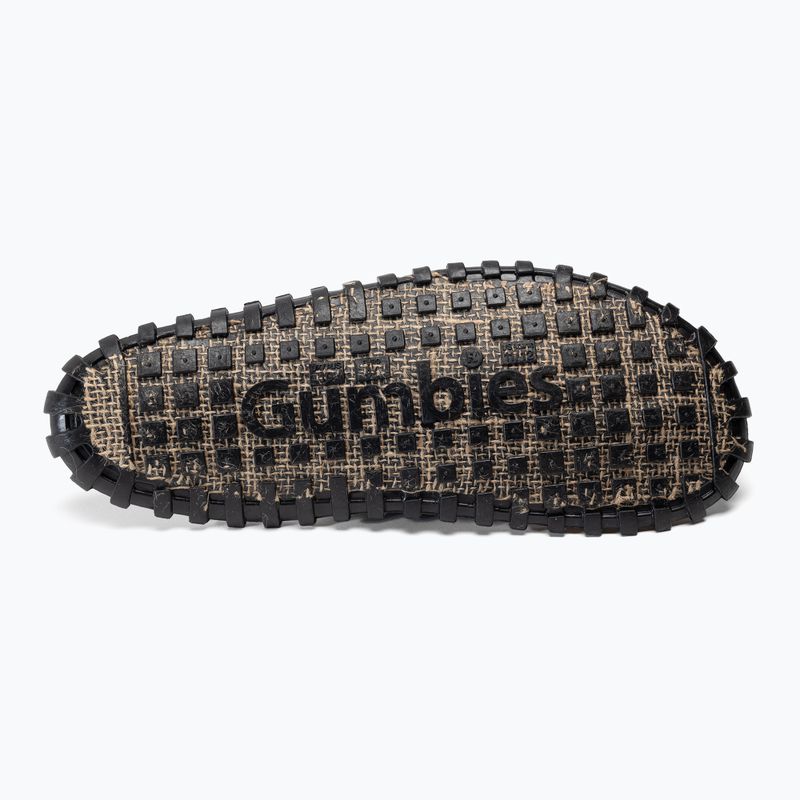 Gumbies Islander flip flops in navy blue 4