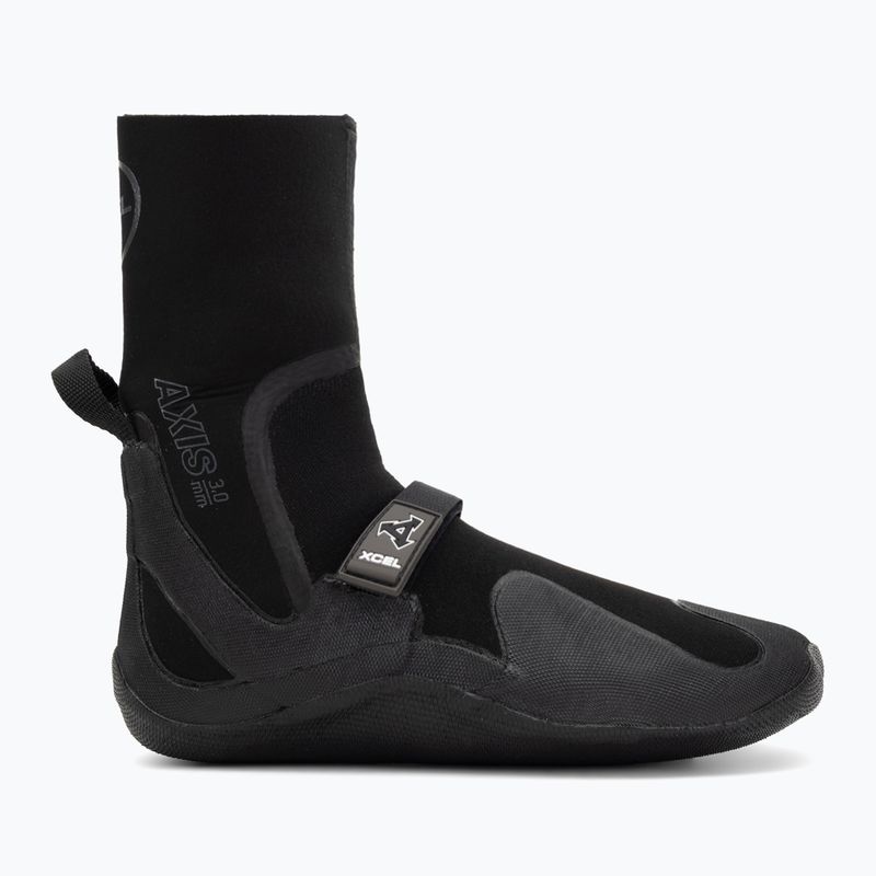 Neoprene boots Xcel Axis Round Toe 3 mm black 2