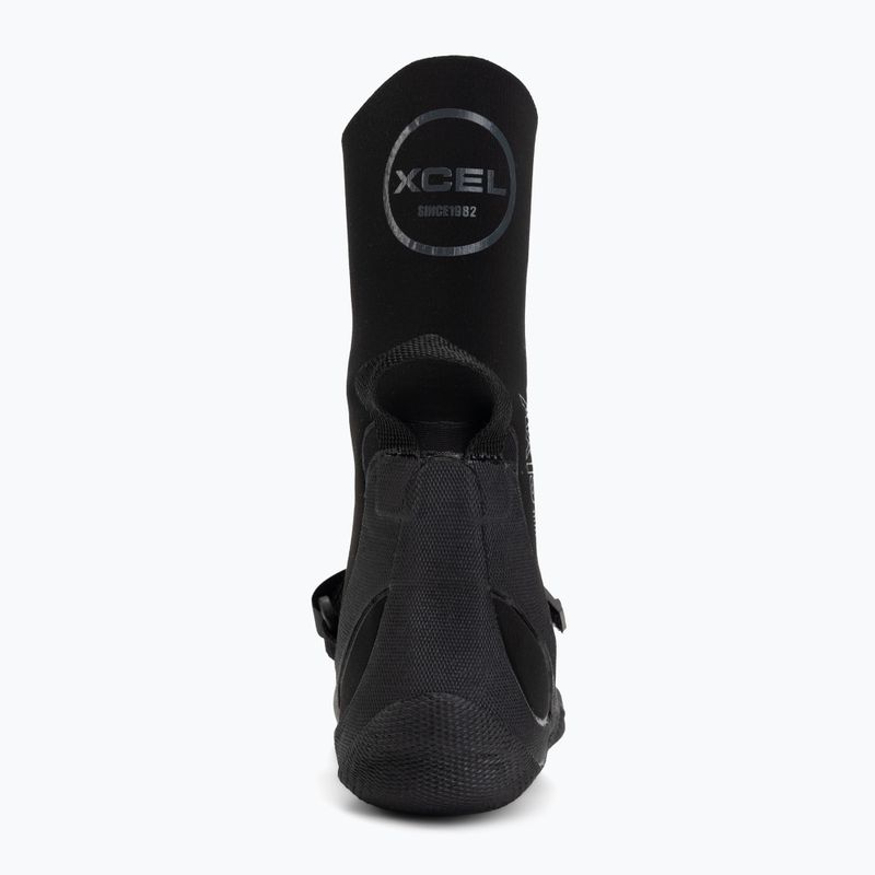 Neoprene boots Xcel Axis Round Toe 3 mm black 6