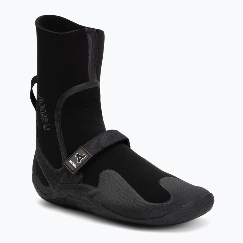 Neoprene boots Xcel Axis Round Toe 5 mm black