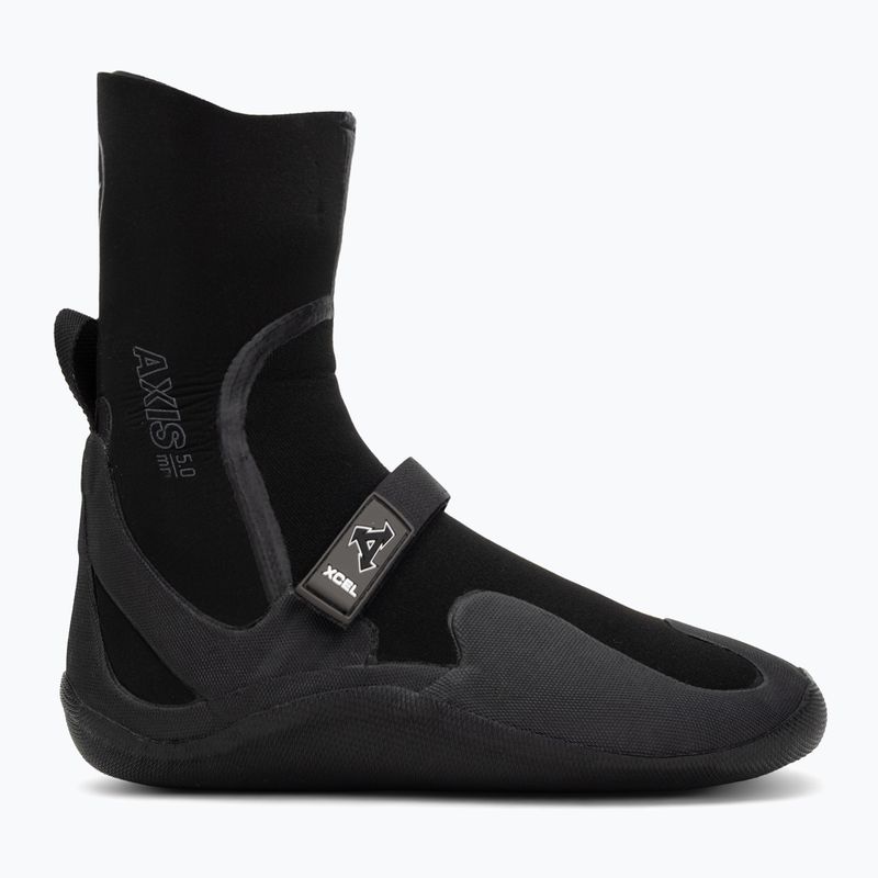 Neoprene boots Xcel Axis Round Toe 5 mm black 2
