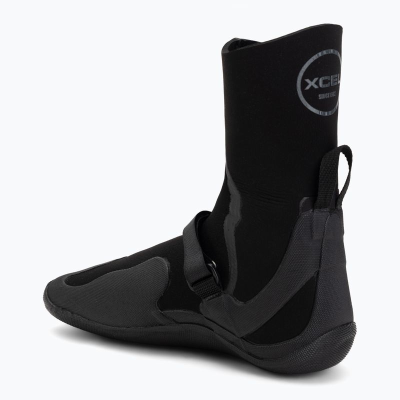 Neoprene boots Xcel Axis Round Toe 5 mm black 3
