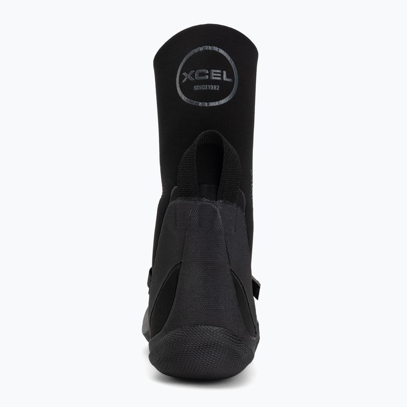 Neoprene boots Xcel Axis Round Toe 5 mm black 6