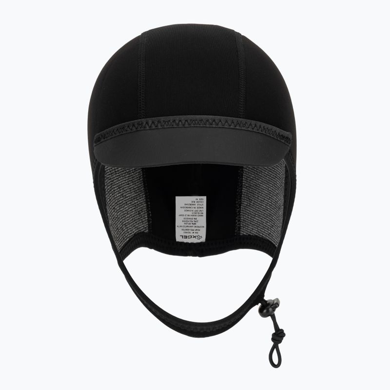 Xcel Axis Cap W/Bill neoprene cap 2 mm black 2