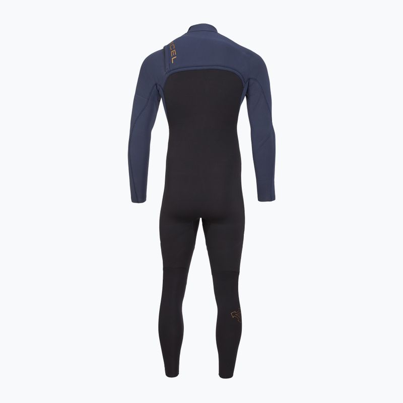 Men's swimming wetsuit Xcel Comp+ 5/4 mm Full black/blue nights 3