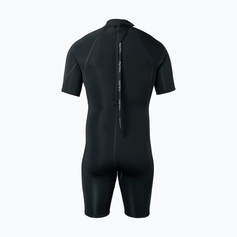 Men's swimming wetsuit Xcel Axis Back Zip Spring 2 mm SS black 2