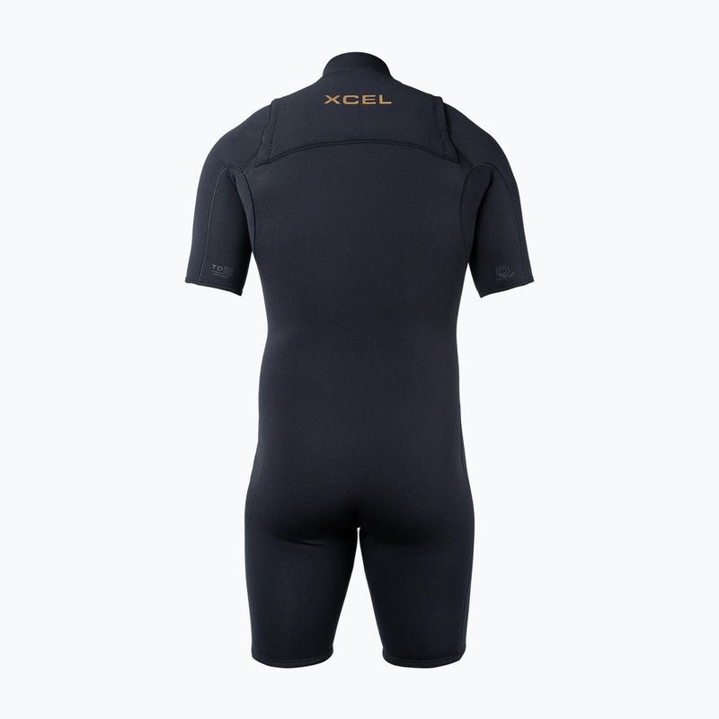 Men's swimming wetsuit Xcel Comp+ Spring 2/1,5 mm SS black 2