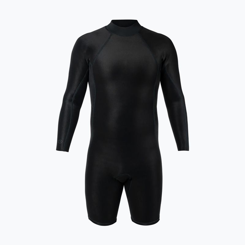 Men's swimming wetsuit Xcel Axis Back Zip Spring 2 mm LS black 3