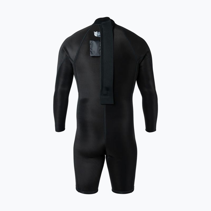 Men's swimming wetsuit Xcel Axis Back Zip Spring 2 mm LS black 4