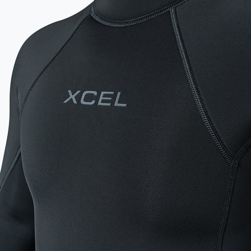 Men's swimming wetsuit Xcel Axis Back Zip Spring 2 mm LS black 6
