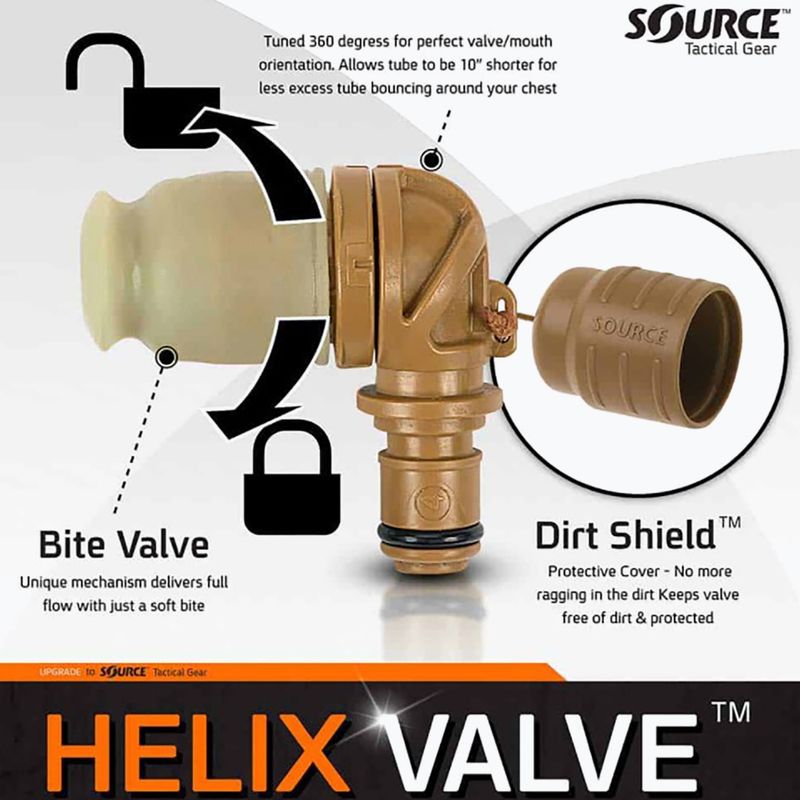 Mouthpiece for Source Tactical Helix Valve coyote 2