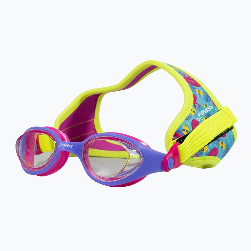 FINIS DragonFlys flamingo clear children's swimming goggles