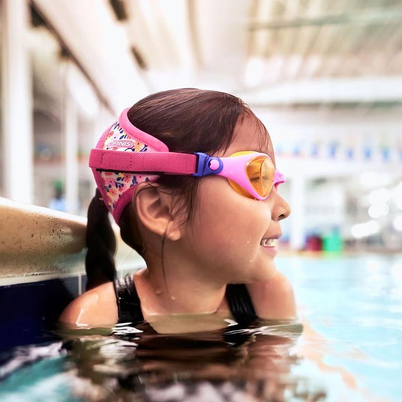 Children's swimming goggles FINIS DragonFlys Goggles flower power 4