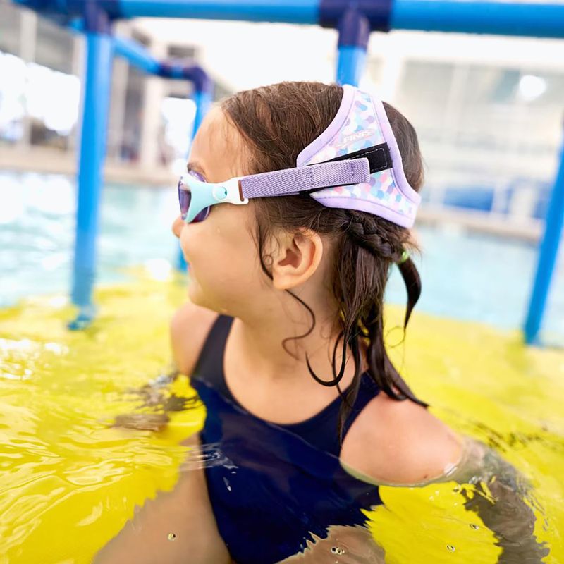 Children's swimming goggles FINIS DragonFlys Goggles lavender scales 3