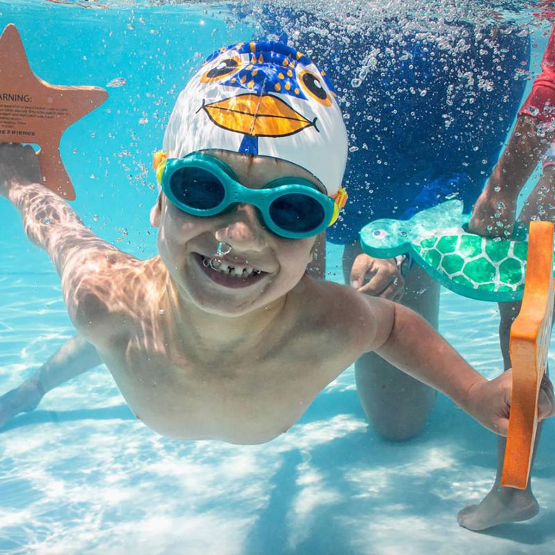Children's swimming goggles Finis H3 Goggle teal/orange 5