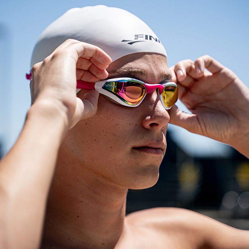 Swimming goggles FINIS Mach 1 Racing pink opal 4
