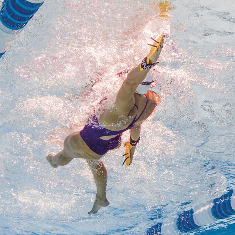 FINIS Bolster yellow swimming oars 1.05.026 5