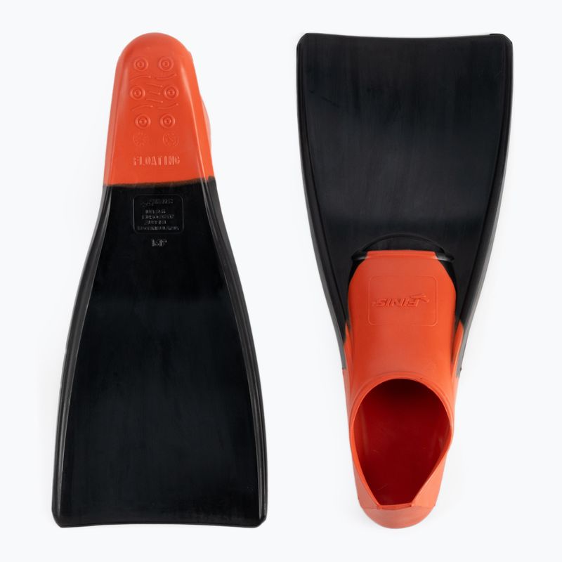 FINIS Long Floating Fins 3-5 red/black 1.05.037.04 2