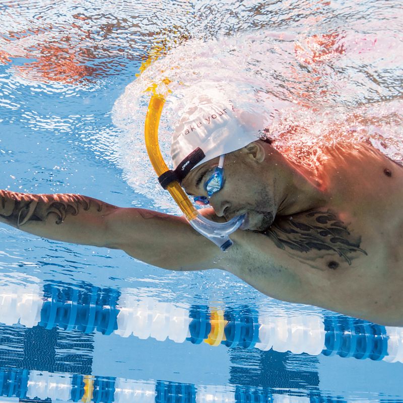 FINIS Swimmers Snorkel front tube yellow 1.05.009.50 4
