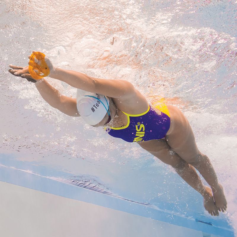 FINIS Iso yellow and black swimming paddles 1.05.033.05 4