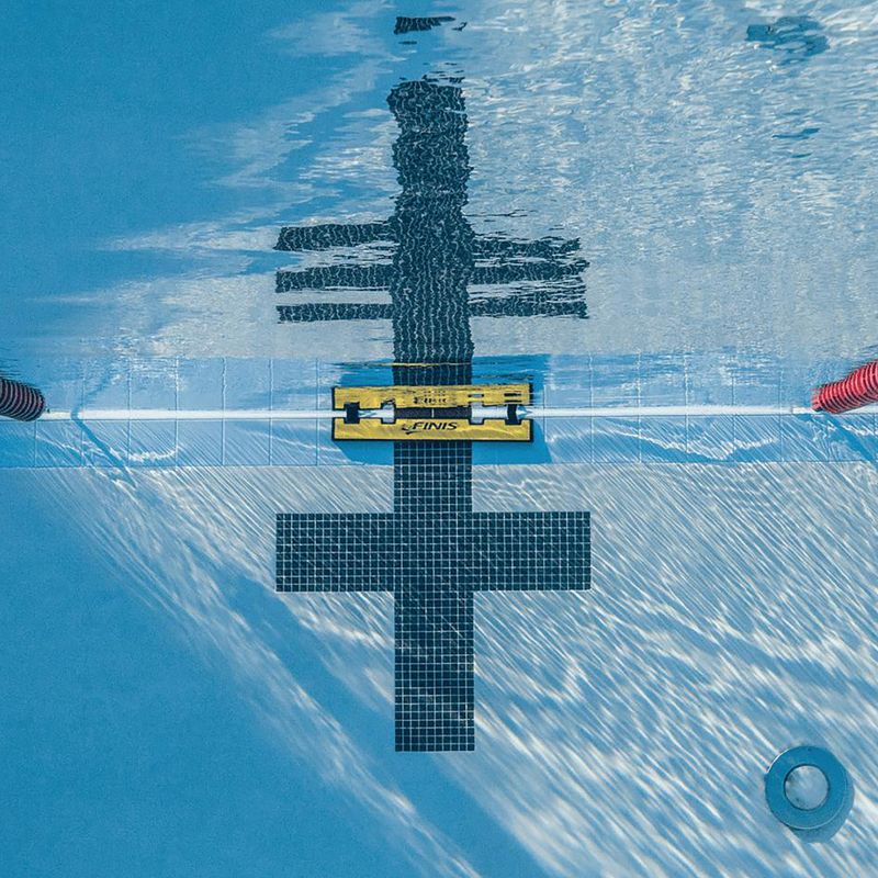 Backstroke starting block attachment FINIS Backstroke Start Wedge yellow/black 4