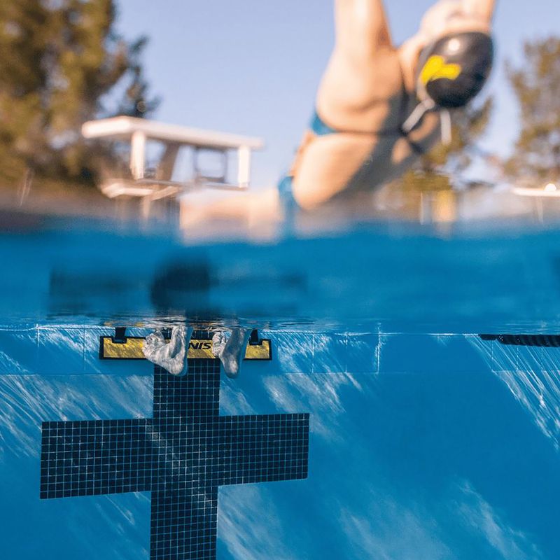 Backstroke starting block attachment FINIS Backstroke Start Wedge yellow/black 8