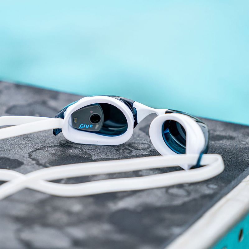 FINIS Smart blue mirror swimming goggles 10