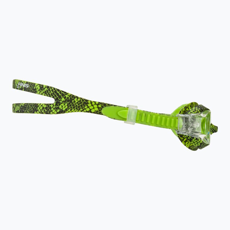 FINIS Adventure green snake swimming goggles 3