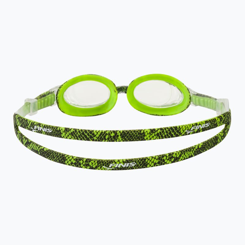 FINIS Adventure green snake swimming goggles 5