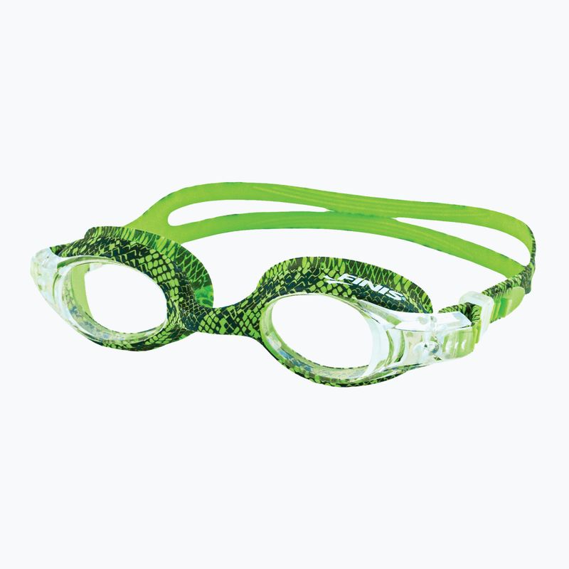FINIS Adventure green snake swimming goggles 6
