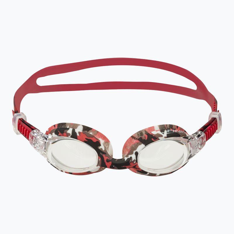 FINIS Adventure red camo swimming goggles 2