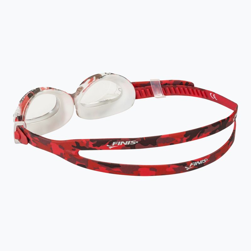 FINIS Adventure red camo swimming goggles 4