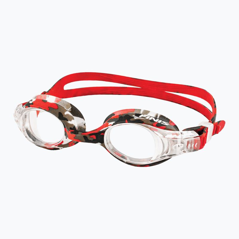 FINIS Adventure red camo swimming goggles 6