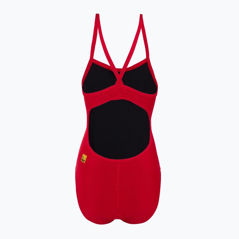 FINIS Skinback Solid red women's one-piece swimsuit 2