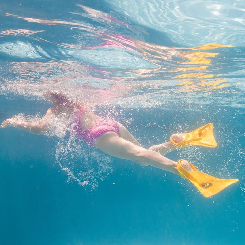 Swimming fins Finis Fishtail 2 yellow 5