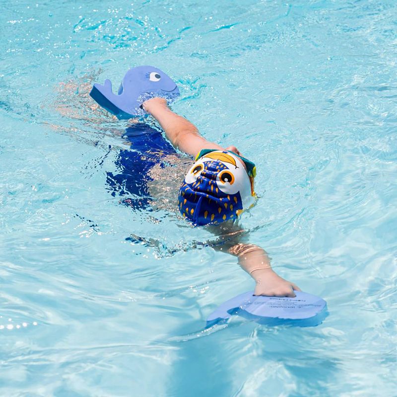 Children's swimming kickboard FINIS Floatie Friends Whale blue 3