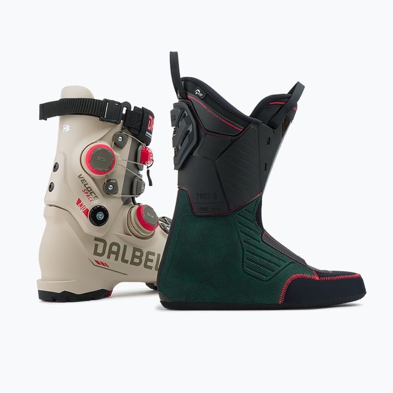 Men's ski boots Dalbello Veloce Space 130 Dual ecru/stone grey 12